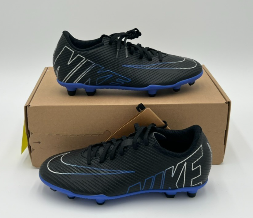 Nike Zoom Superfly 9 Academy FG/MG Soccer Cleats Size M 4.5 W 6 Black/Chrome New