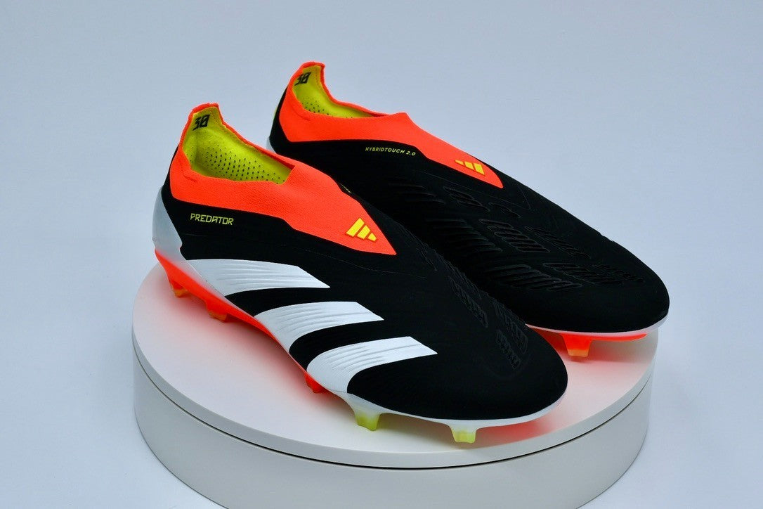 Adidas Predator League Elite LL FG Soccer Cleat Black/Red Men Size 12 New IE1805