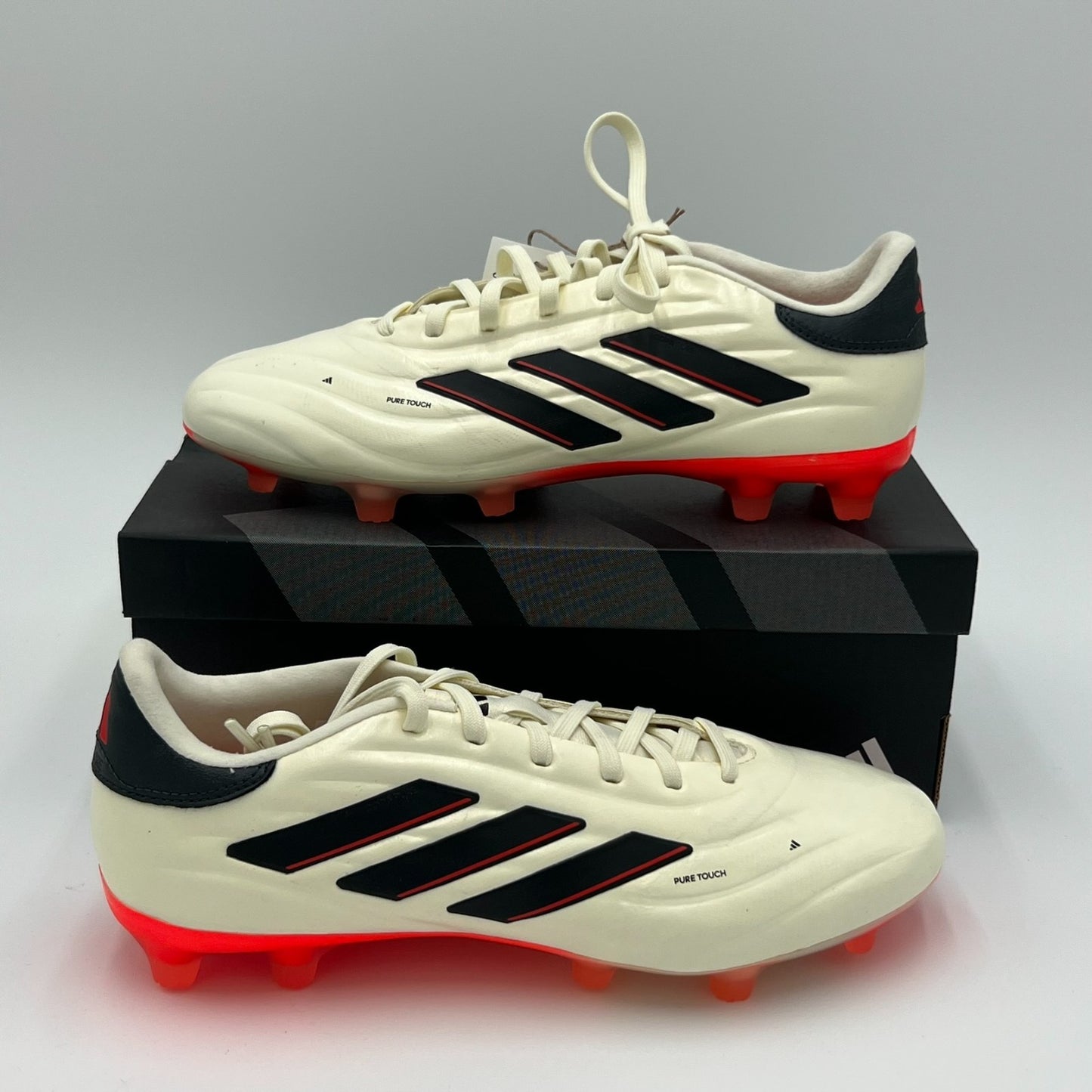 Adidas Copa Pure 2 Pro FG Soccer Cleats Men’s 7 Ivory Black Red IE4979 New