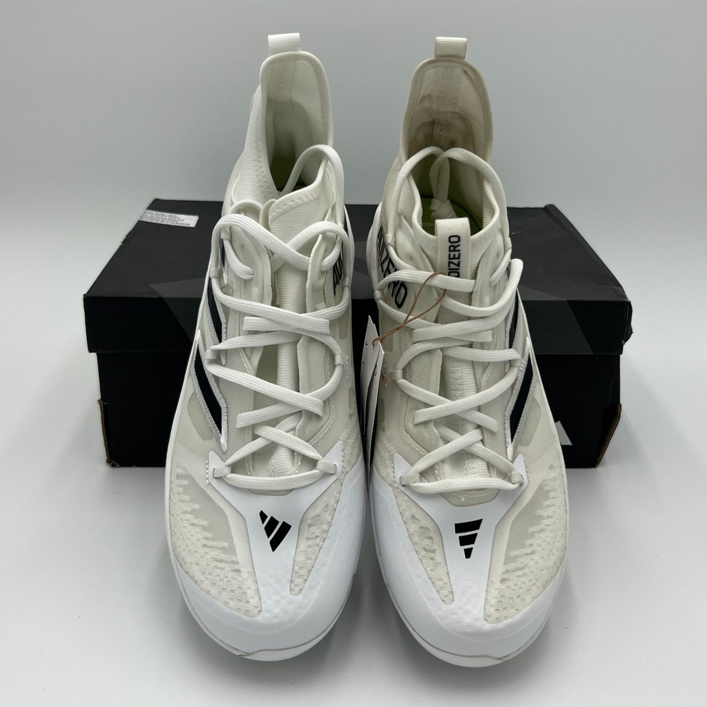 Adidas Adizero Afterburner 9 NWV Baseball Cleats Men’s Size 8 White Black ID1667