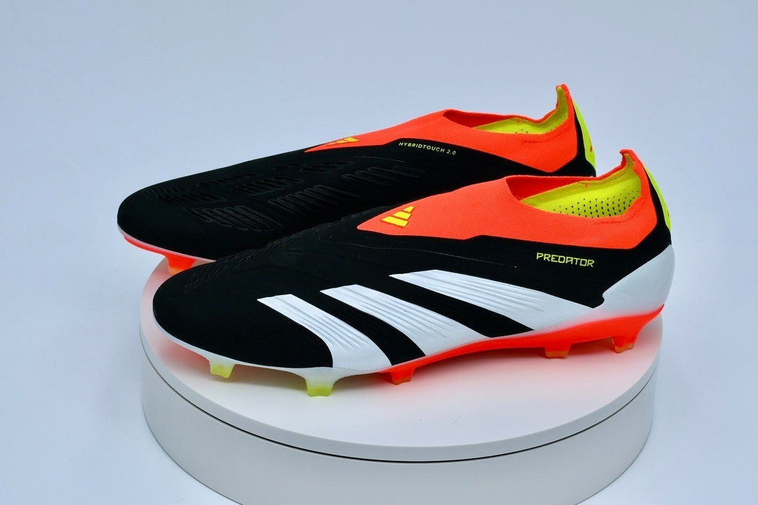 Adidas Predator League Elite LL FG Soccer Cleat Black/Red Men Size 12 New IE1805