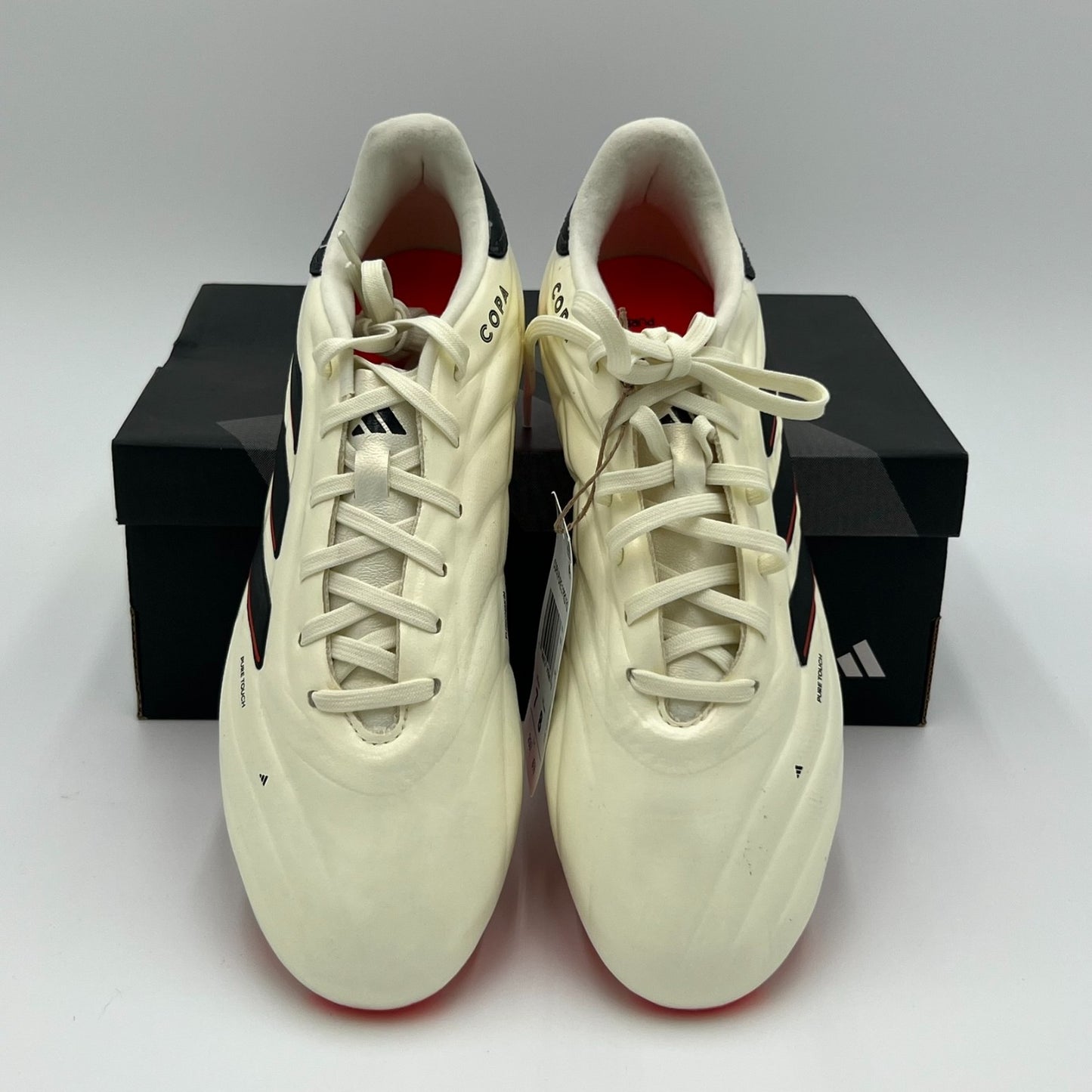 Adidas Copa Pure 2 Pro FG Soccer Cleats Men’s 7 Ivory Black Red IE4979 New