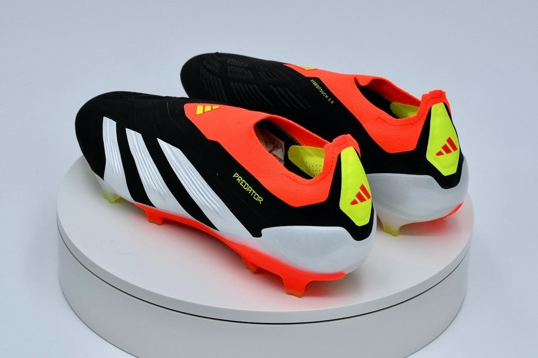 Adidas Predator League Elite LL FG Soccer Cleat Black/Red Men Size 12 New IE1805