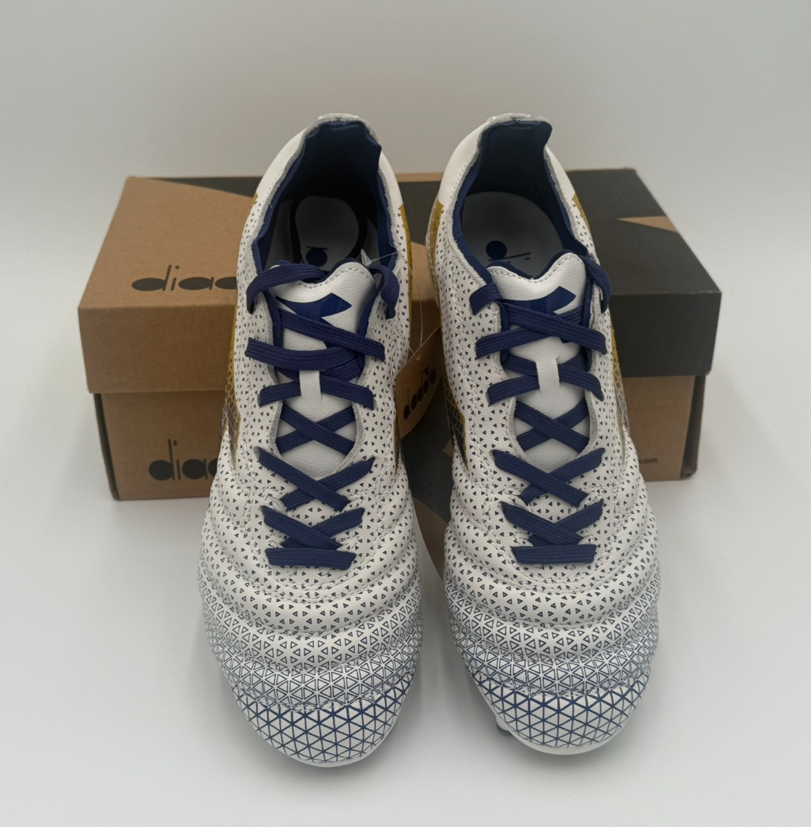 Diadora Brasil Elite GR LT LP12 Soccer Cleats Blue White D0953 Sz 7 NEW IN BOX