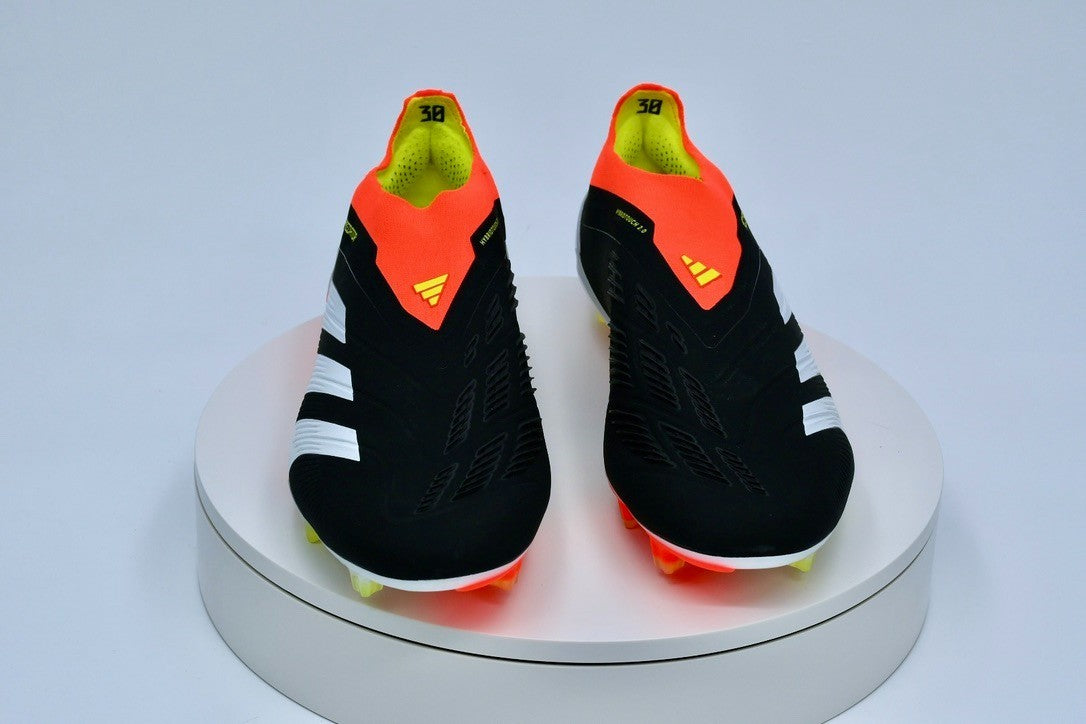 Adidas Predator League Elite LL FG Soccer Cleat Black/Red Men Size 12 New IE1805