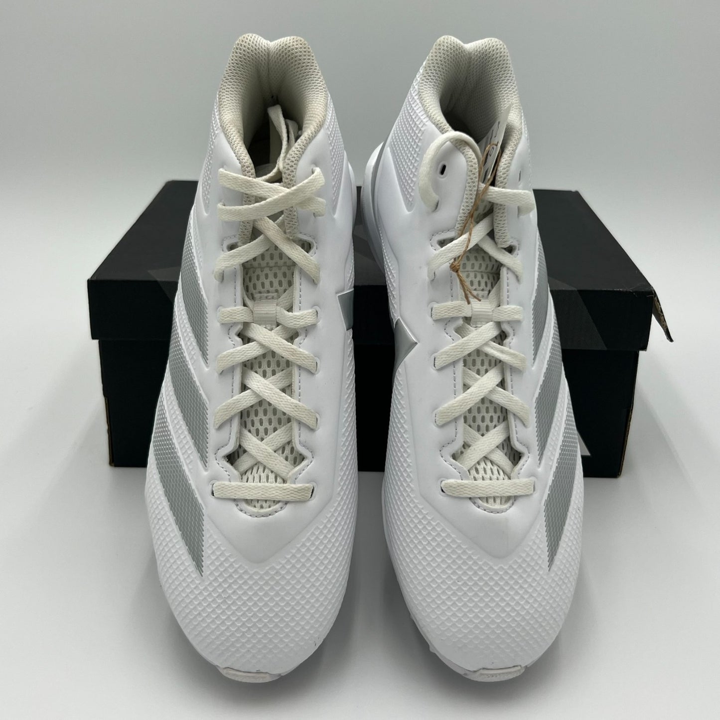 Adidas Adizero Impact.2 MD Football Cleats Men’s Size 8.5 White/Silver IF5103