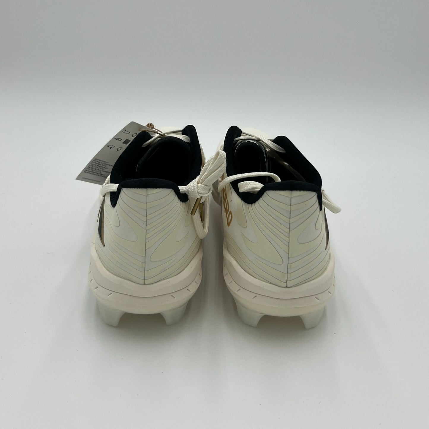 Adidas Adizero Afterburner 9 TPU Baseball Cleats Men’s Size 14 White Gold IG9618