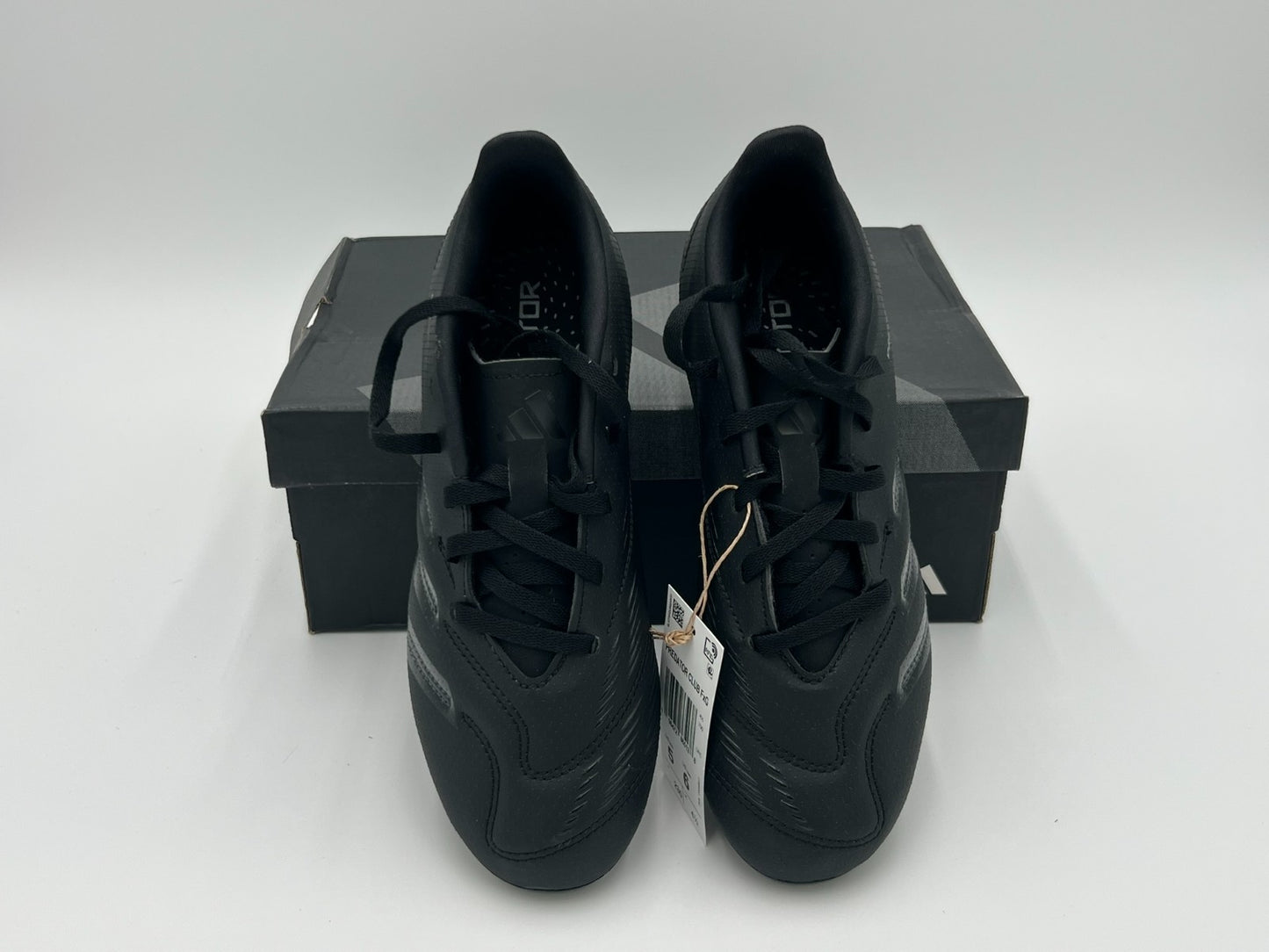 Adidas Predator Club FxG Soccer Cleats Men’s Size 5/Women’s Size 6 Black IG7759