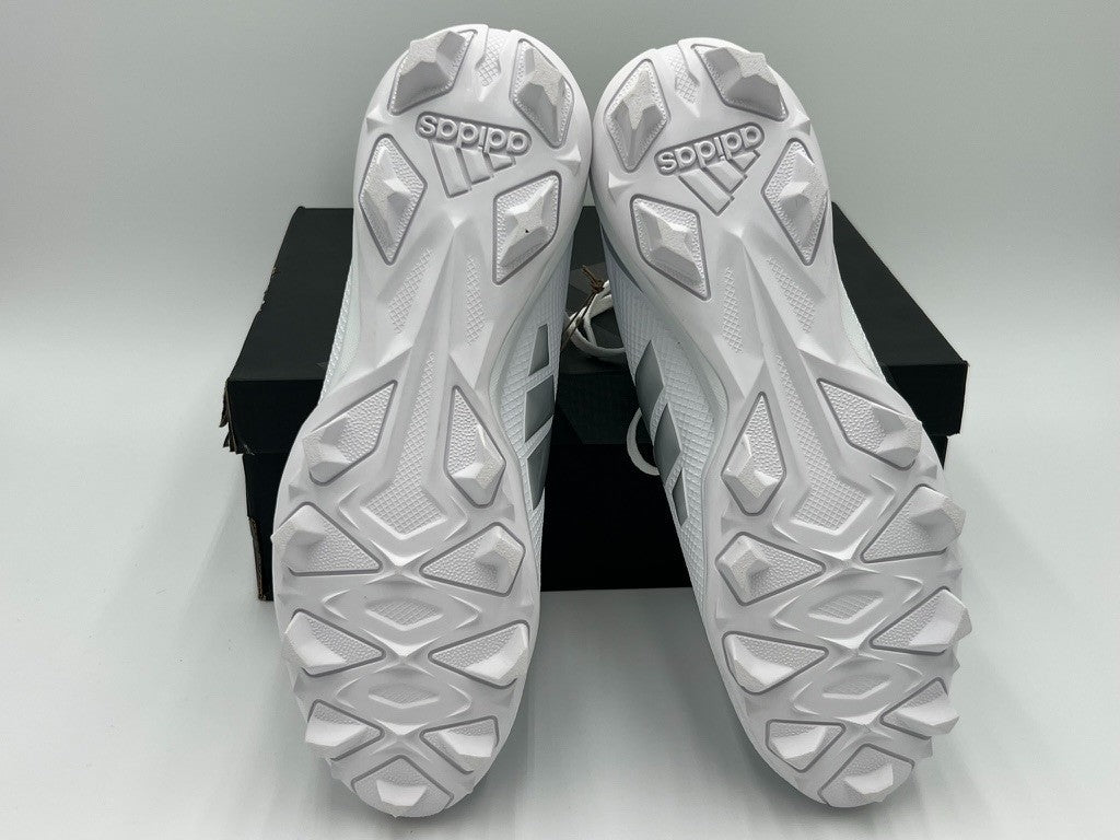 Adidas Adizero Impact.2 MD Football Cleats Men’s Size 10.5 White/Silver IF5103
