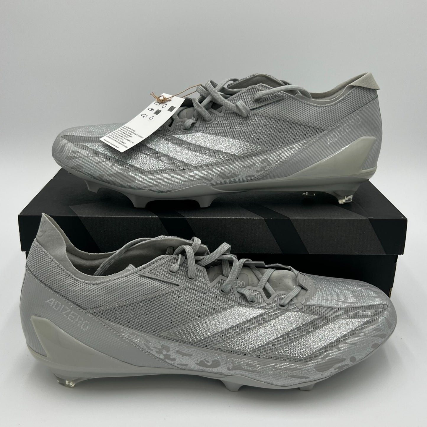 Adidas Adizero Electric Football Cleats Men’s Size 15 GraySilverMetallic IE4419