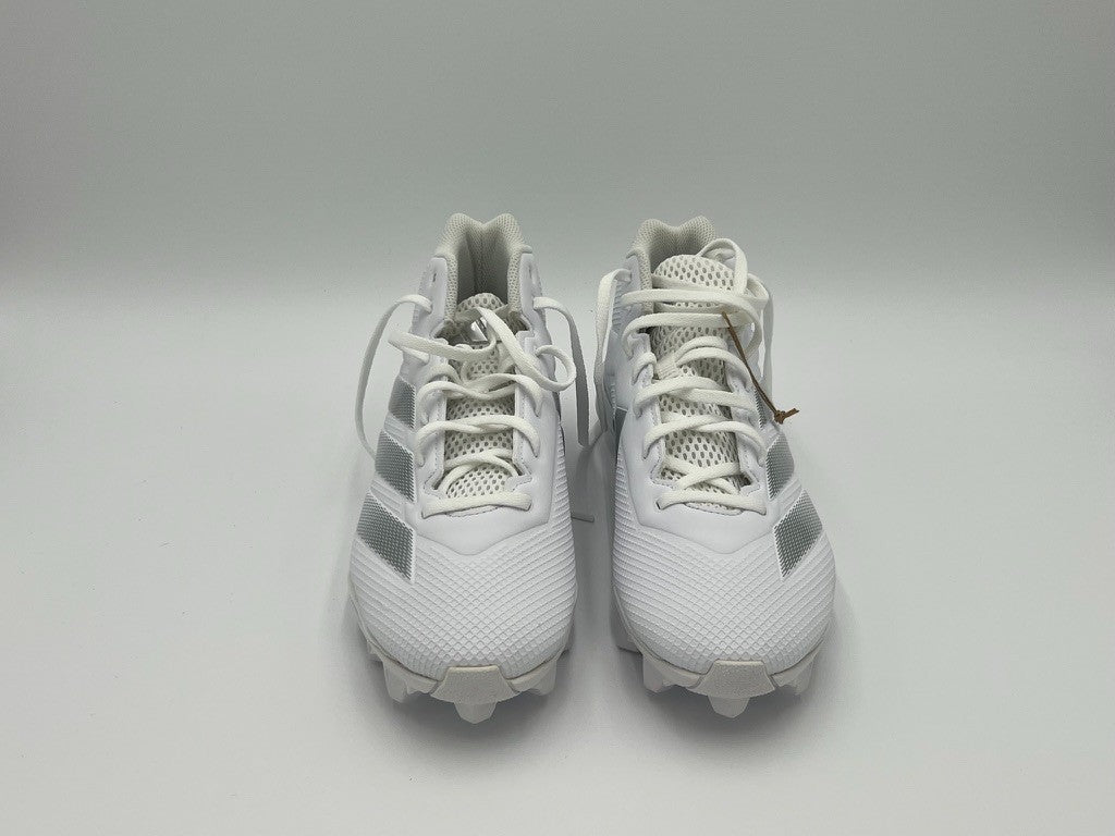 Adidas Adizero Impact.2 MD Football Cleats Men’s Size 10.5 White/Silver IF5103