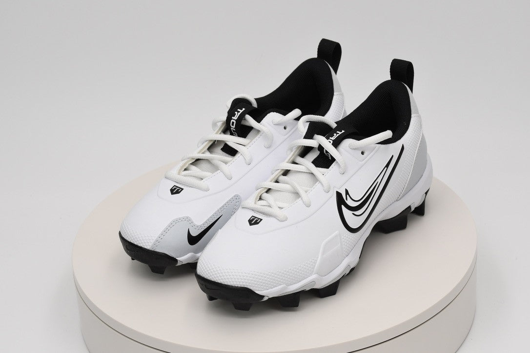 Nike Force Trout 9 Keystone BG Baseball Cleats White/Black/Pure Plat FB9731-100