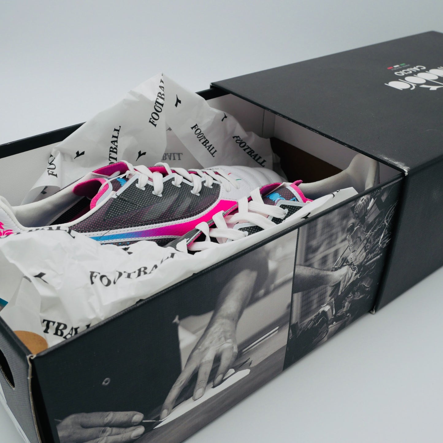 Diadora Brasil Elite Veloce GR ITA LPX Soccer Cleats Size 8 101.179596 01 D0662