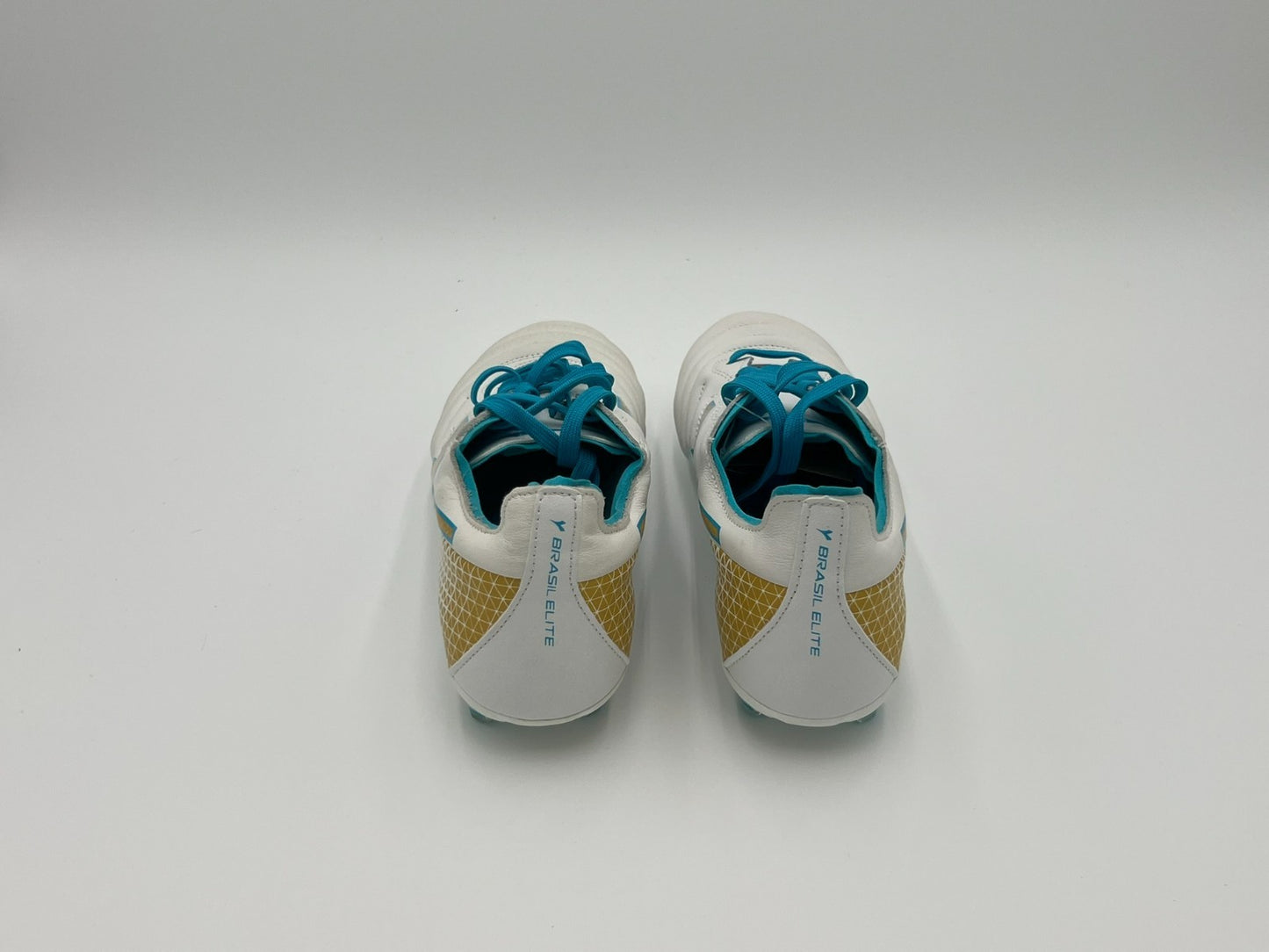 Diadora Brasil Elite GR LT W LP 12 Size 9 Womens White Blue Gold Soccer Cleats