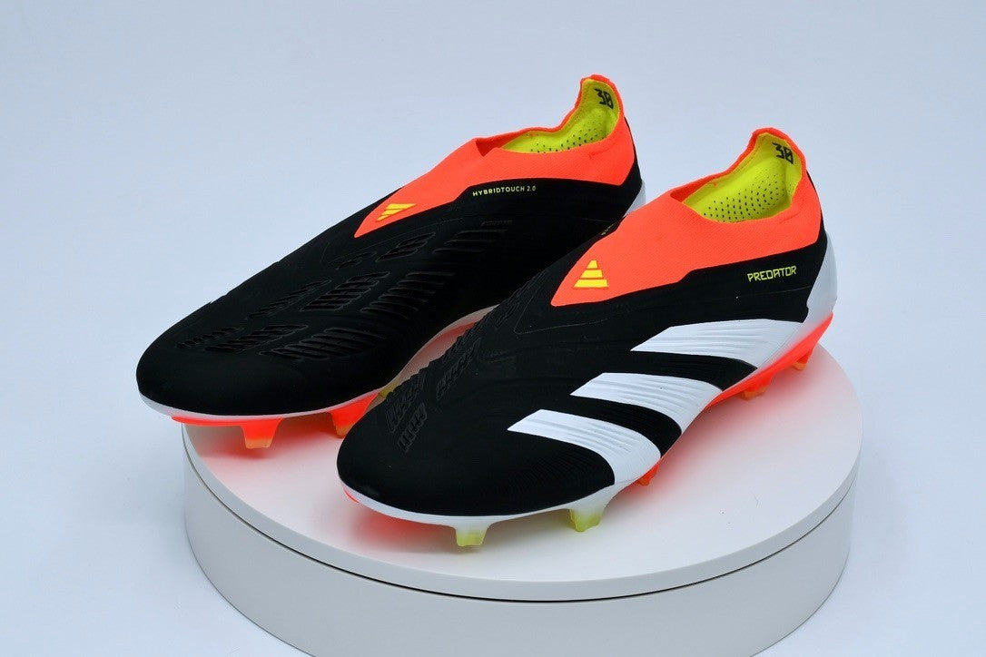 Adidas Predator League Elite LL FG Soccer Cleat Black/Red Men Size 12 New IE1805