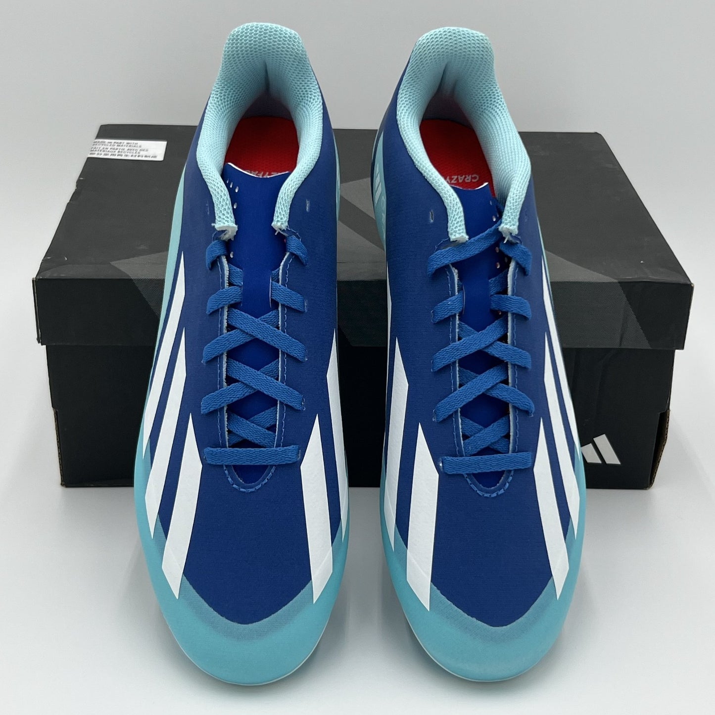 Adidas X Crazyfast.4 FxG Soccer Cleats Men’s Size 8 / Women’s 9 Blue White GY743