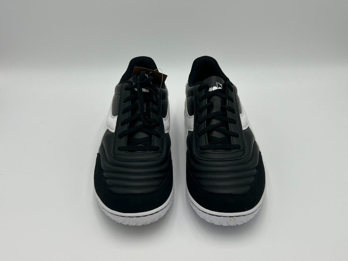 Diadora Calcetto GR LT ID Indoor Soccer Shoes Men’s Size 11.5 Black/White C0641