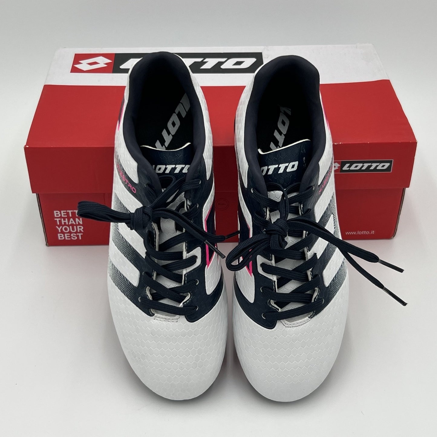Lotto Maestro 700 IV FG JR Kids’ Soccer Cleats Junior Size 5.5 White 214607-B6E