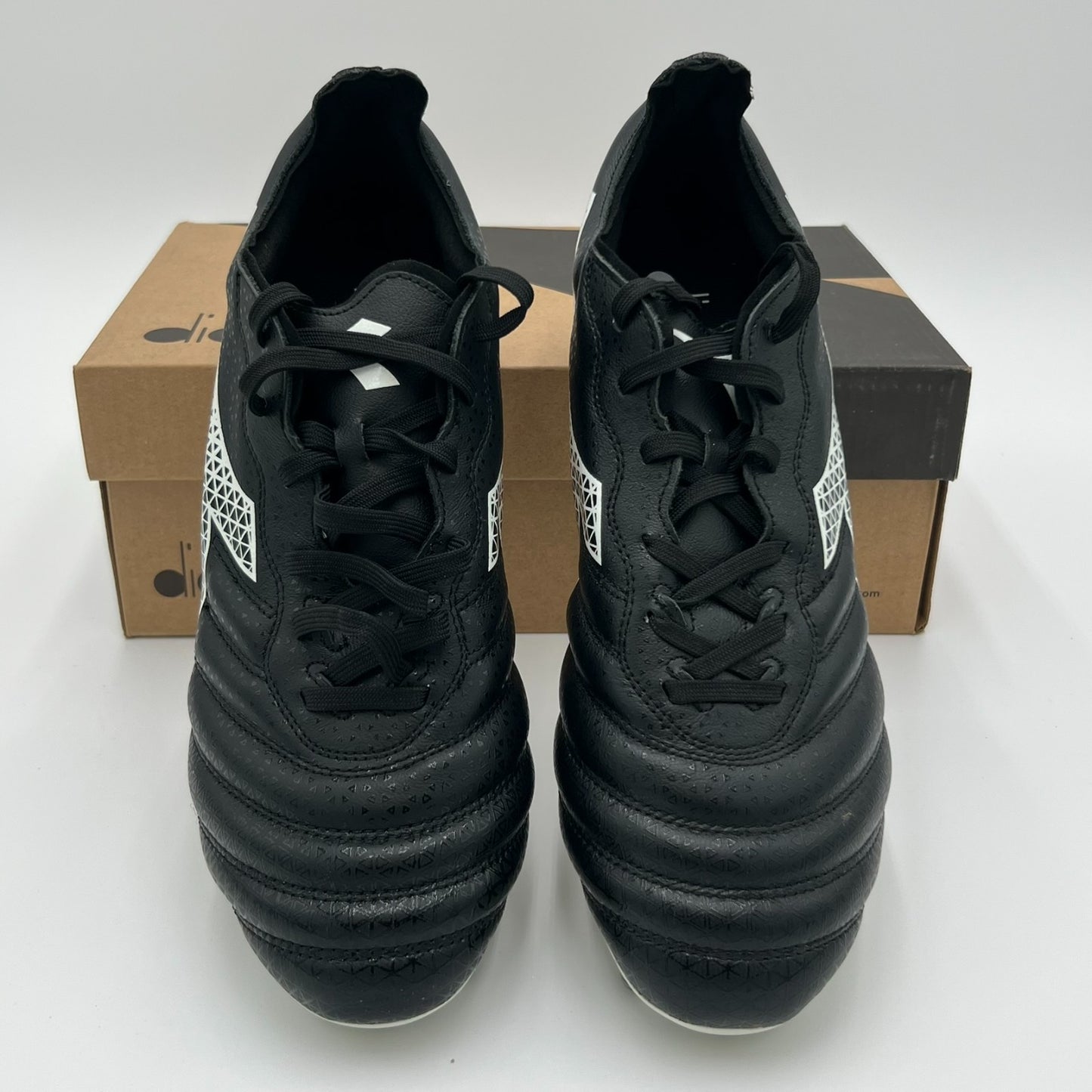 Diadora Brasil Elite GR LT LP12 Soccer Cleats Men’s Size 9.5 Black/White