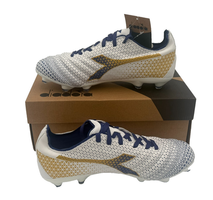 Diadora Brasil Elite GR LT LP12 Soccer Cleats Blue White D0953 Sz 7 NEW IN BOX