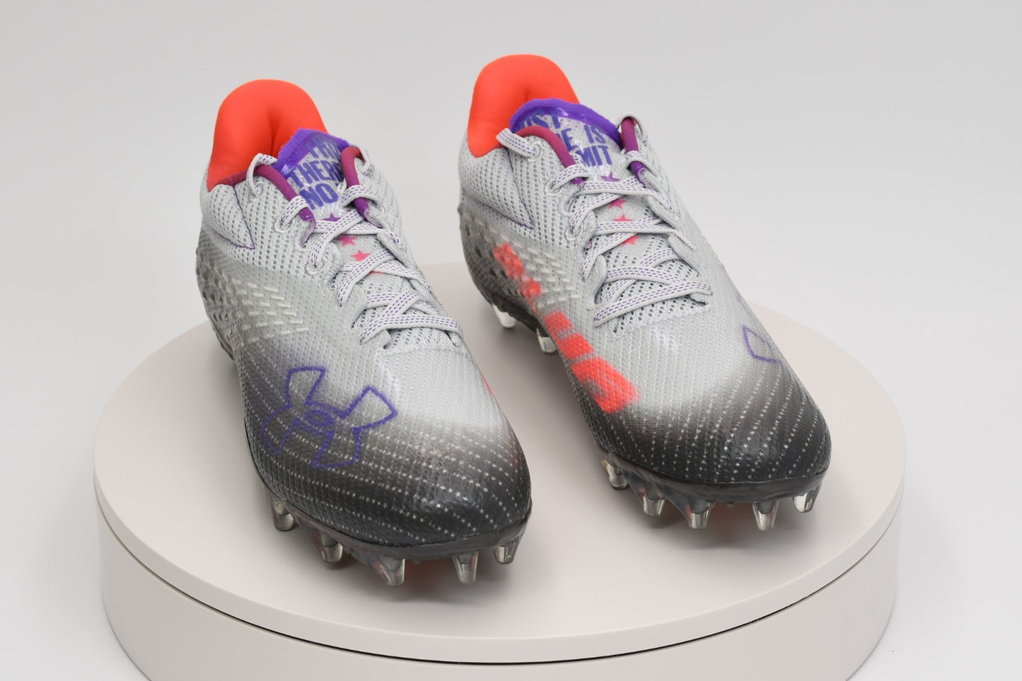 Under Armour UA Blur Smoke MC Women’s Football Cleats Grey/Purple 3025123-100