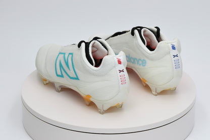 New Balance Burn X4 Lacrosse Cleats White Print Men’s Size 5.5 BURNLE4