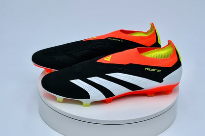 Adidas Predator League Elite LL FG Soccer Cleat Black/Red Men Size 12 New IE1805