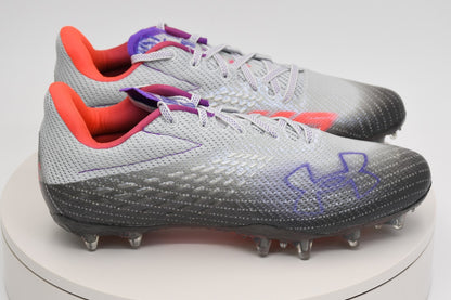 Under Armour UA Blur Smoke MC Women’s Football Cleats Grey/Purple 3025123-100