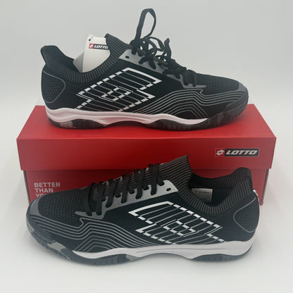 Lotto Tacto 250 ID Indoor Soccer Shoes Unisex Size 8.5 Black 216457-5SW
