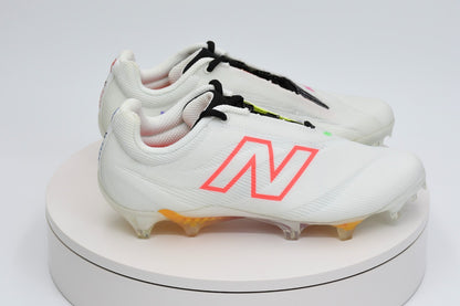 New Balance Burn X4 Lacrosse Cleats White Print Men’s Size 5.5 BURNLE4