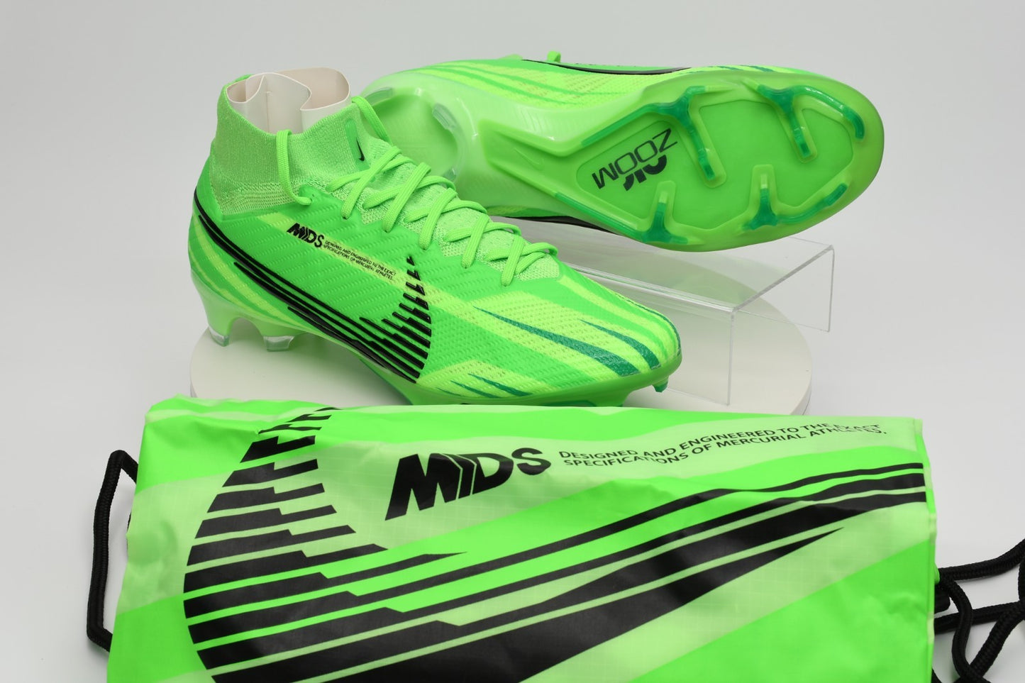 Nike Zoom Superfly 9 MDS Elite FG Soccer Cleats Green Strike/Black FJ7186-300