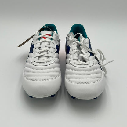 Diadora Brasil GR LT+ MDP Soccer Cleats Men’s Size 9 White/Navy C2433