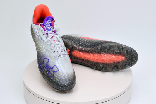 Under Armour UA Blur Smoke MC Women’s Football Cleats Grey/Purple 3025123-100