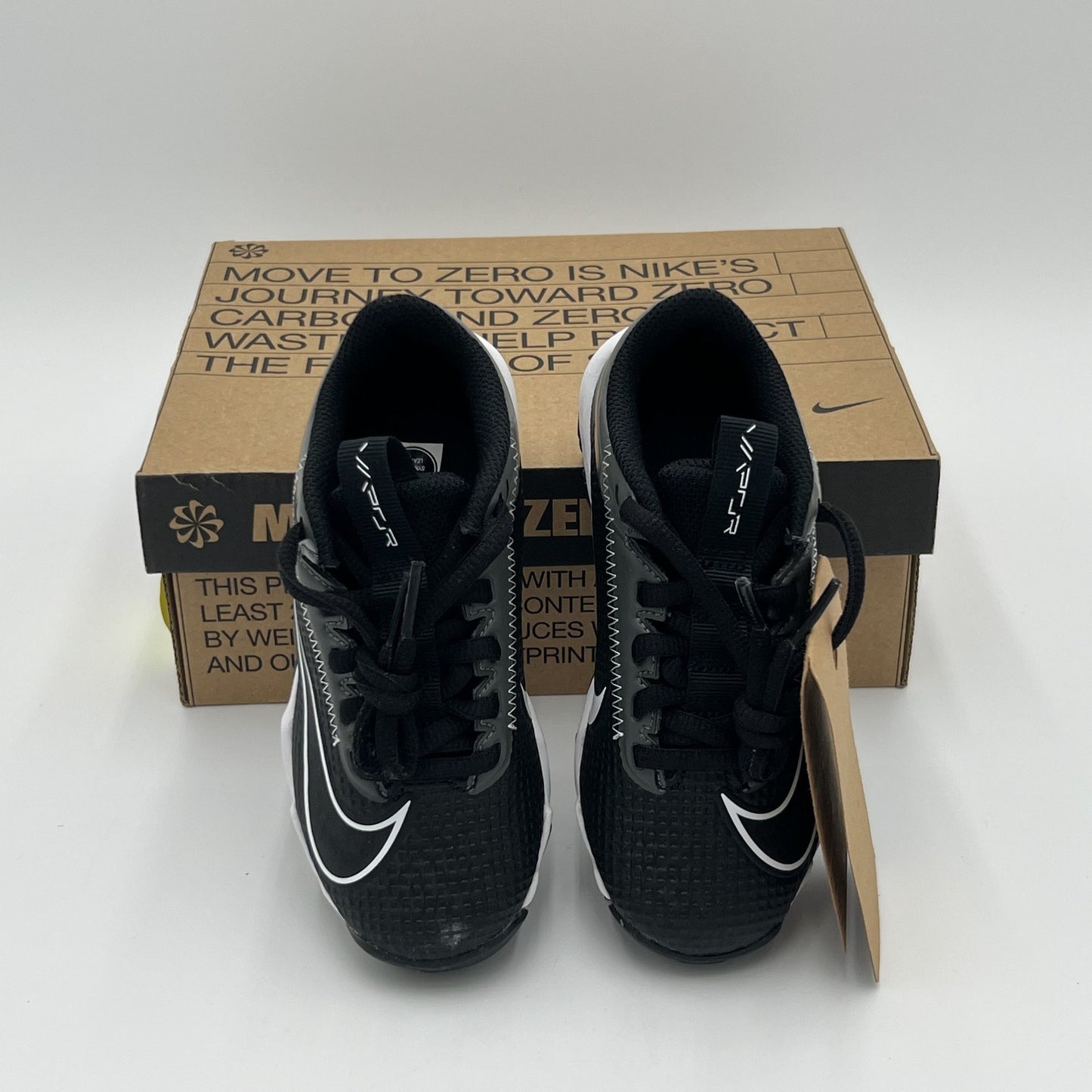 Nike Vapor Edge Shark 2 BG Football Cleats Youth Size 10C Black DH5089-010