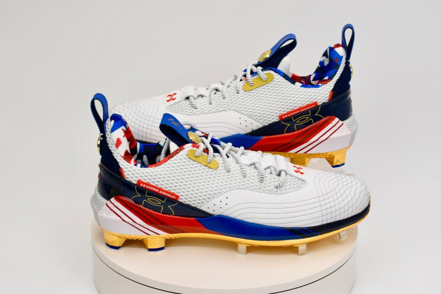 Under Armour UA Harper 7 Low USA ST Baseball Cleats Men Size 11.5 3025645-100