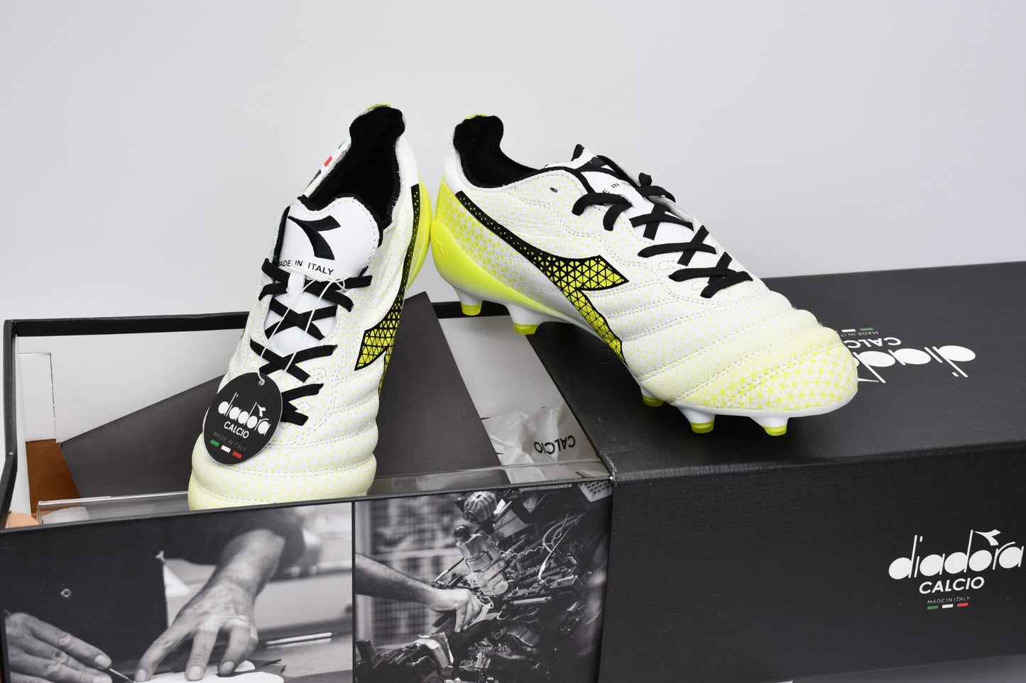 Diadora Brasil Elite Tech GR ITA LPX Soccer Cleats Size 7 101.179597 01 C5702