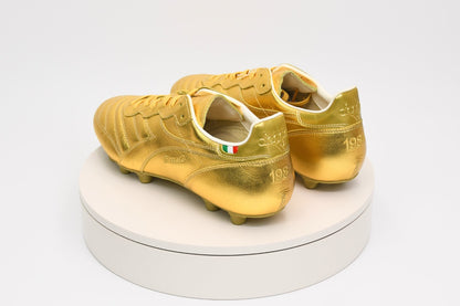 Diadora Brasil Italy OG LT+ MDPU Soccer Cleats Gold Brown 101.178029 01 85002