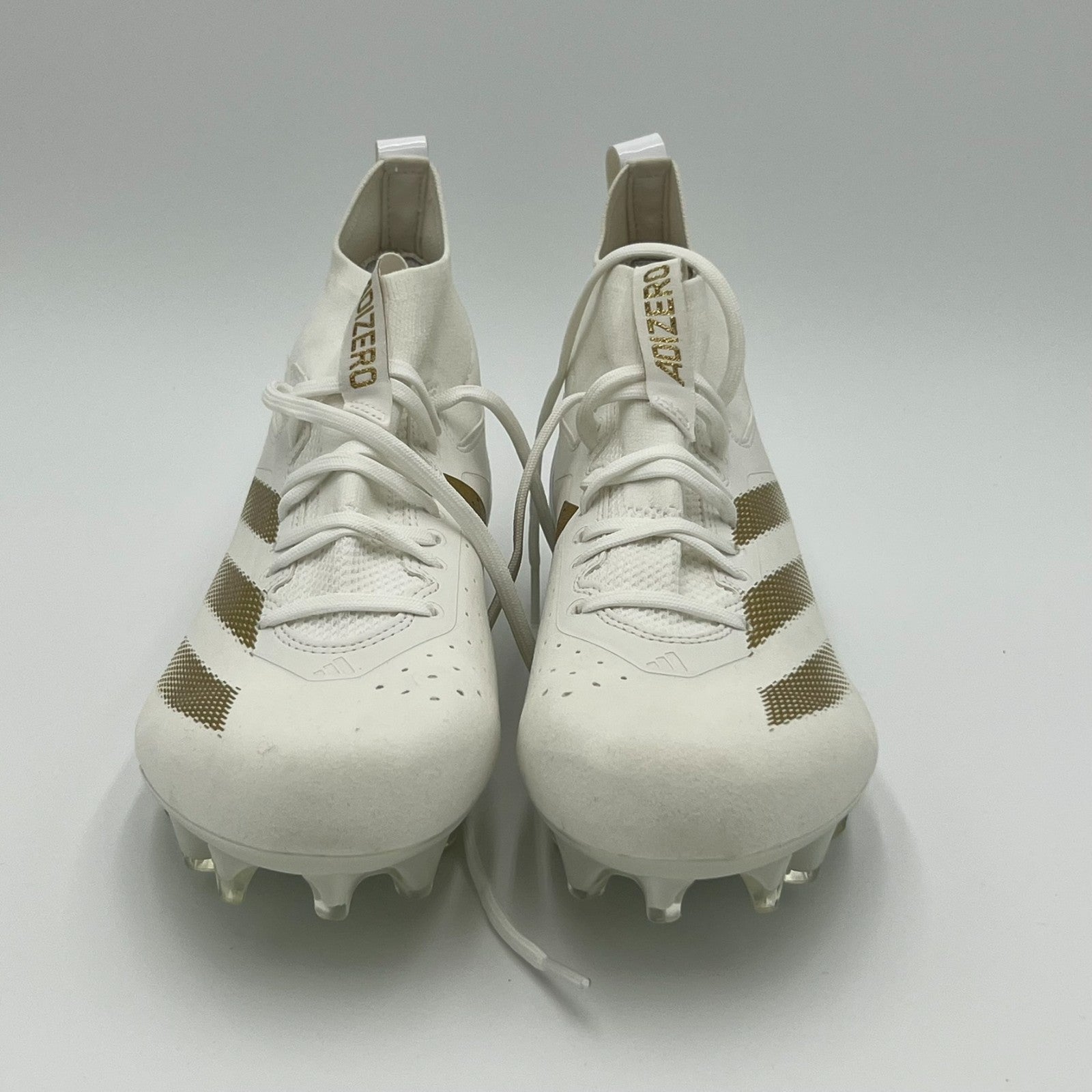 Adidas Adizero Impact+ Football Cleats Men's Size 10.5 White Gold