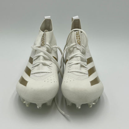 Adidas Adizero Impact+ Football Cleats Men’s Size 10.5 White Gold IG3457 New