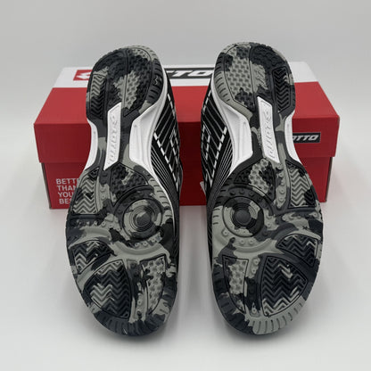 Lotto Tacto 250 ID Indoor Soccer Shoes Black/White/Cool Gray Unisex CN2164575SW