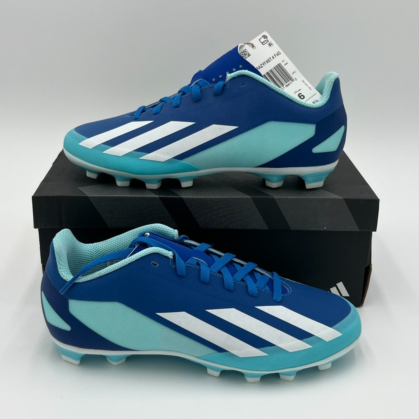 Adidas X CRAZYFAST.1 FG Marine Rush Pack Soccer Cleats GY7416 Mens Sz 6 /Women 7