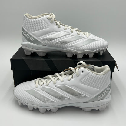 Adidas Adizero Impact.2 MD Football Cleats Men’s Size 8.5 White/Silver IF5103