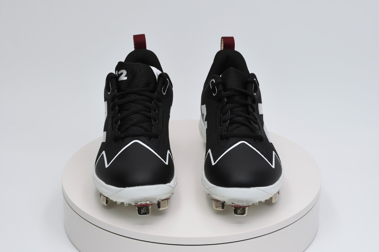 New Balance FuelCell Romero Duo Women’s Softball Cleats Black White SMROMBK2