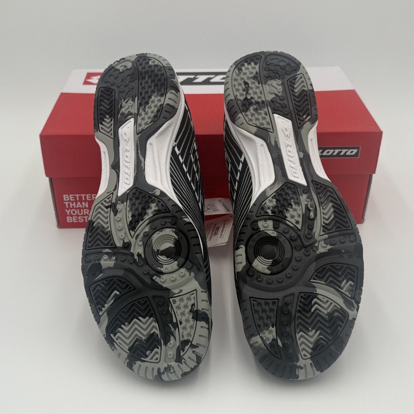 Lotto Tacto 250 ID Indoor Soccer Shoes Unisex Size 8.5 Black 216457-5SW