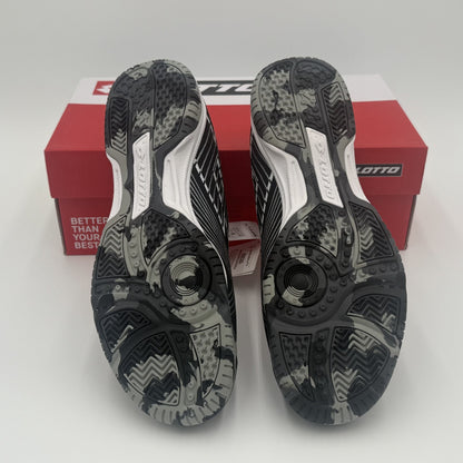 Lotto Tacto 250 ID Indoor Soccer Shoes Unisex Size 8.5 Black 216457-5SW