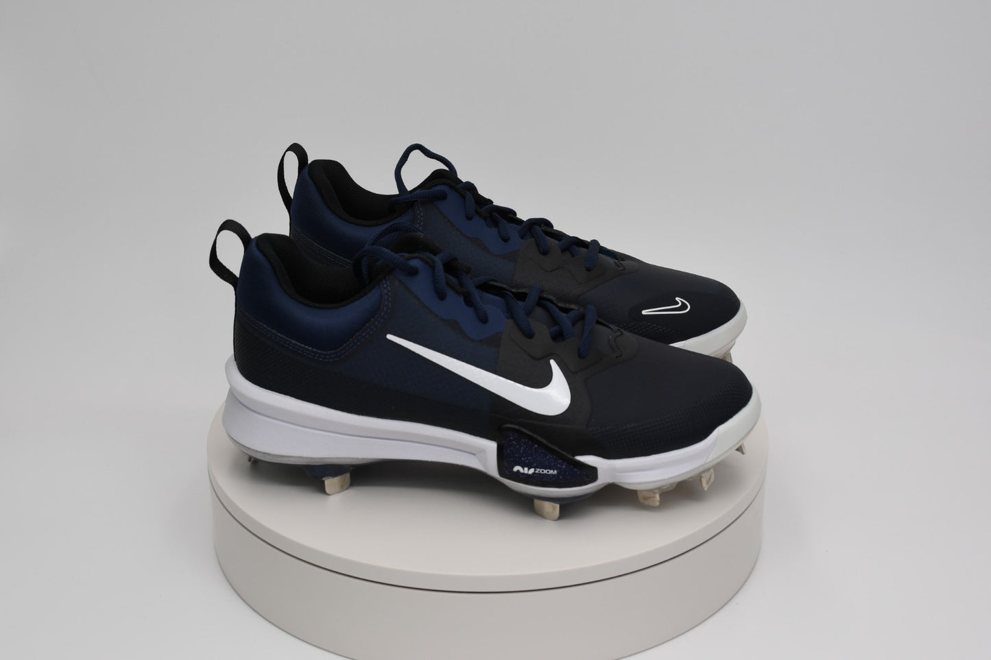 Nike Force Zoom Trout 9 Pro Baseball Cleats Midnight Navy/White FB2907-400