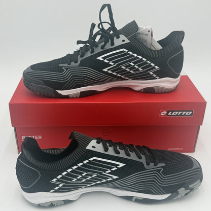 Lotto Tacto 250 ID Indoor Soccer Shoes Unisex Size 8.5 Black 216457-5SW