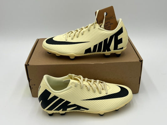 Nike Vapor 15 Club FG/MG Soccer Cleats Size M 4.5 W 6 Lemonade/Black DJ5963-700