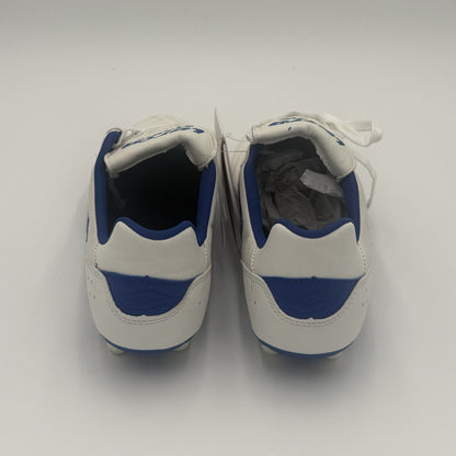 LOTTO ' STADIO 200 III FG ' WHITE/PACIFIC BLUE ' UNISEX SIZE 6.5 ' SOCCER CLEATS