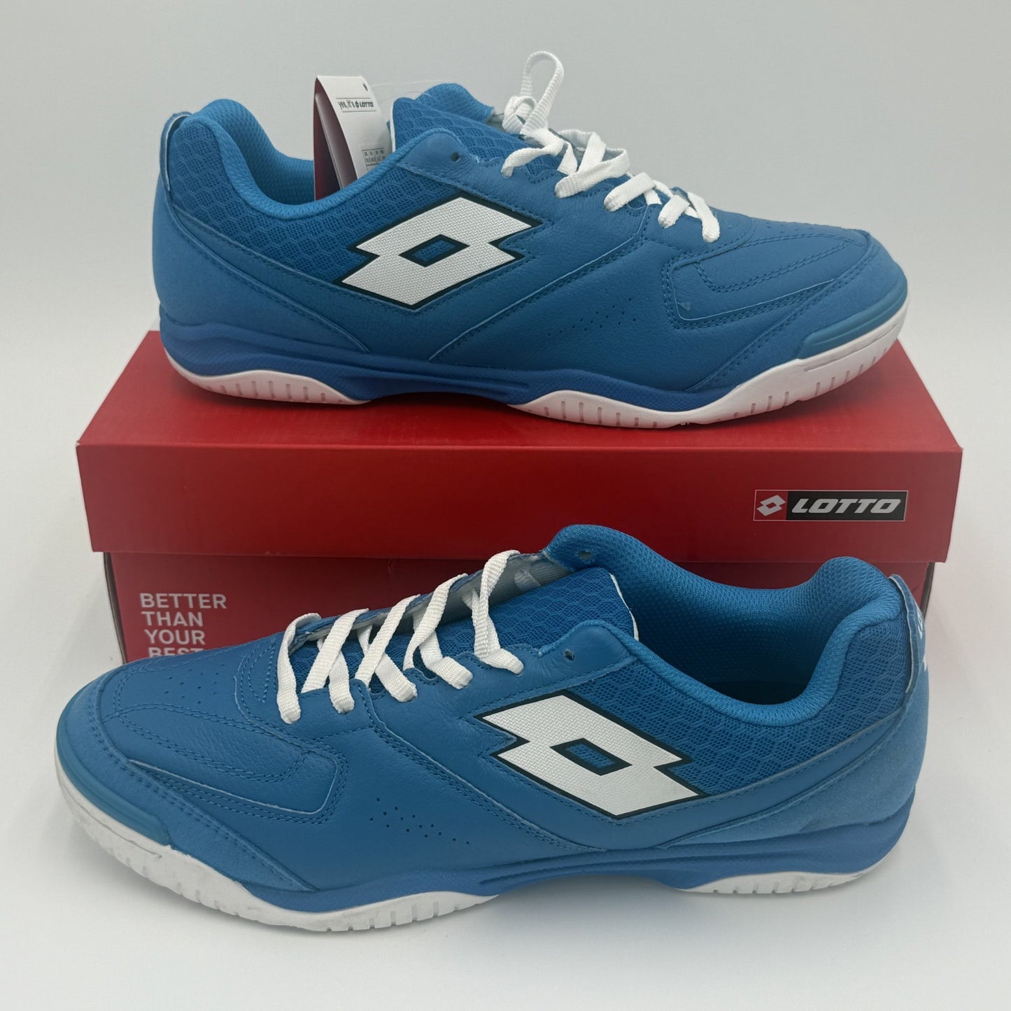 Lotto Tacto 200 V ID Indoor Soccer Shoes Men’s Size 10.5 Blue 214586-88F